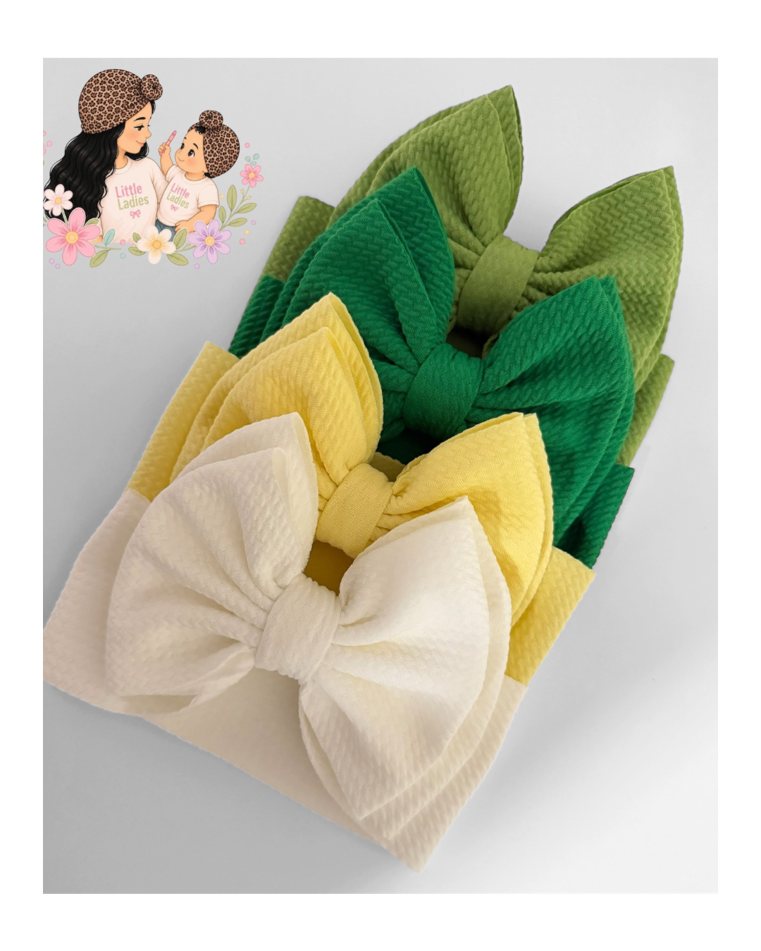 🌼 Sunshine Bow Set